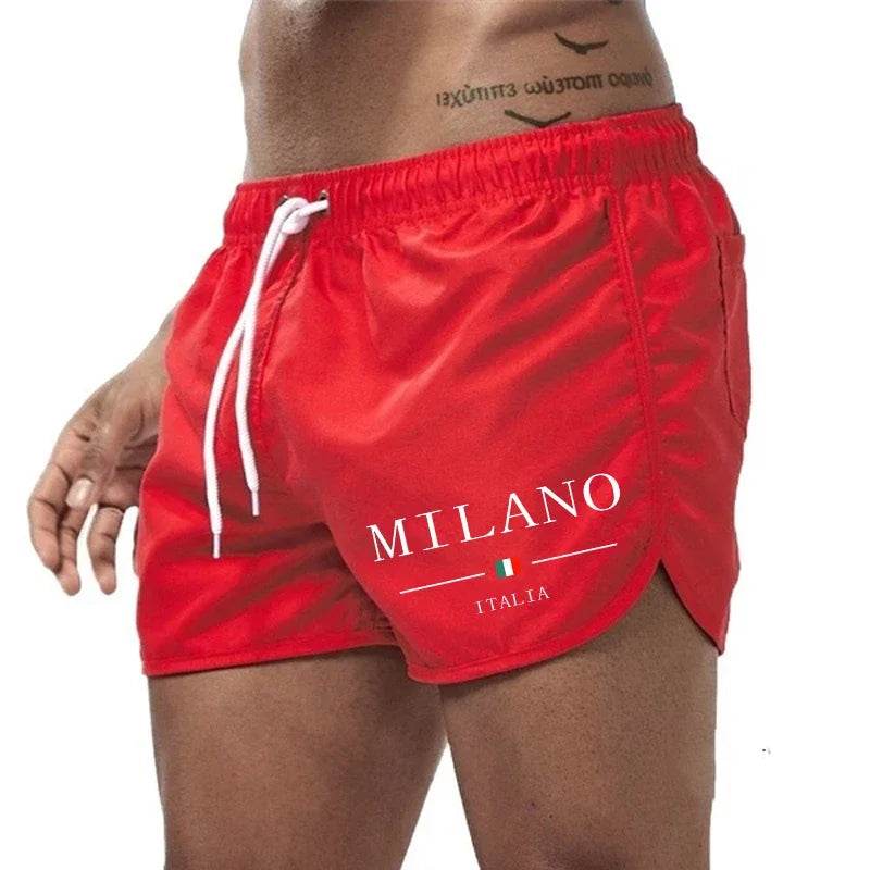 Milan Men's High-Quality Beach Board Shorts - Casual Summer Sports Wear - Buy Center US
