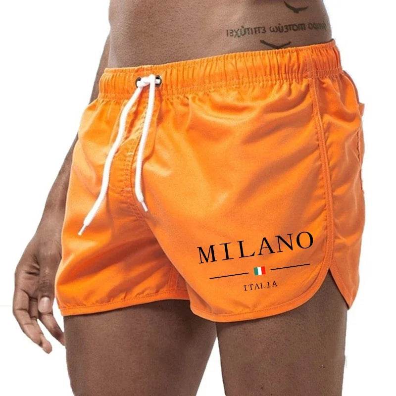 Milan Men's High-Quality Beach Board Shorts - Casual Summer Sports Wear - Buy Center US