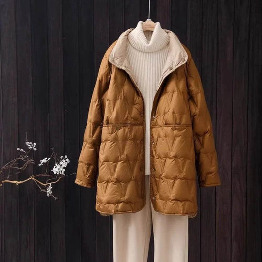 2024 Autumn Winter Women’s Ultralight White Duck Down Jacket - Buy Center US