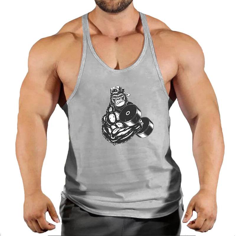 Men's Casual Gym Tank Top - Sleeveless Fitness Vest for All Seasons - Buy Center US