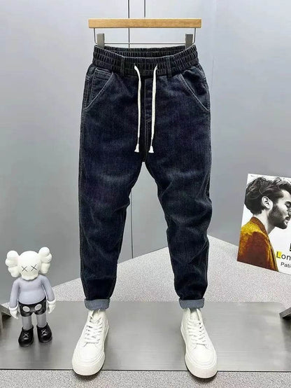 Luxury Harem Casual Jeans for Men - Spring Autumn Streetwear - Buy Center US