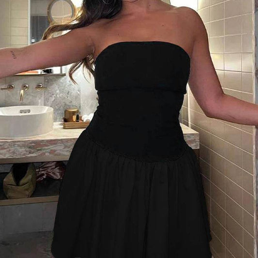 VYTB Summer Strapless A-Line Dress - Sexy Slim Fit Mini Style - Buy Center US