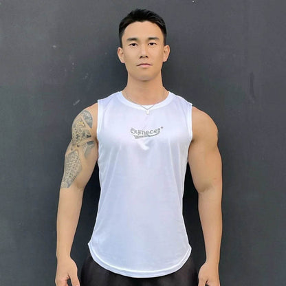 RUASPV Men's Summer Gym Vest - Sleeveless Quick-Drying Fitness Tank Top - Buy Center US