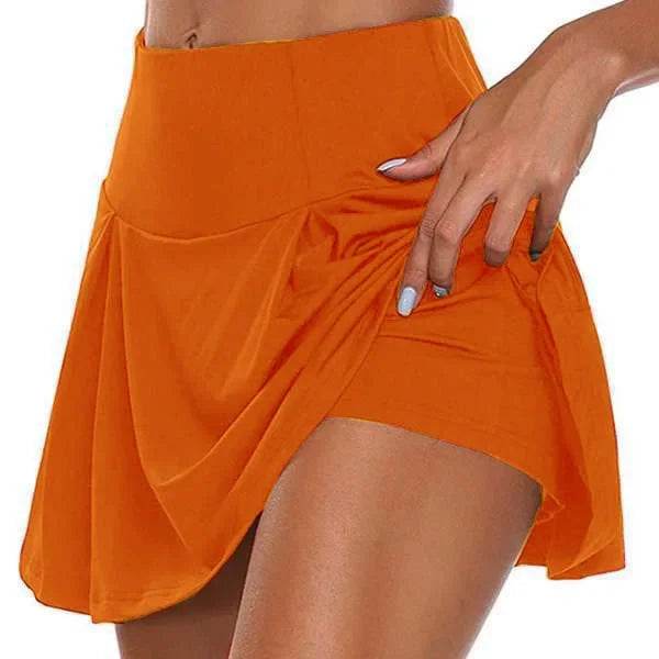 Zik Hekiy Women's Tennis Skirt with Shorts - Stretchy Summer Sporty Mini - Buy Center US