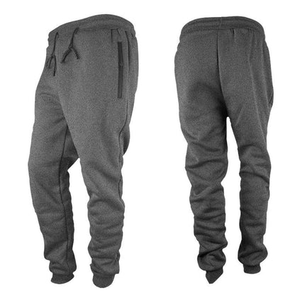 Men's Tapered Joggers with Zipper Pockets - Ideal for Workout & Running - Buy Center US