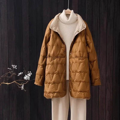2024 Autumn Winter Women’s Ultralight White Duck Down Jacket - Buy Center US