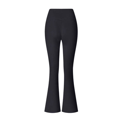 Women's High Waist Flared Leggings - Breathable Yoga Pants for Workouts - Buy Center US