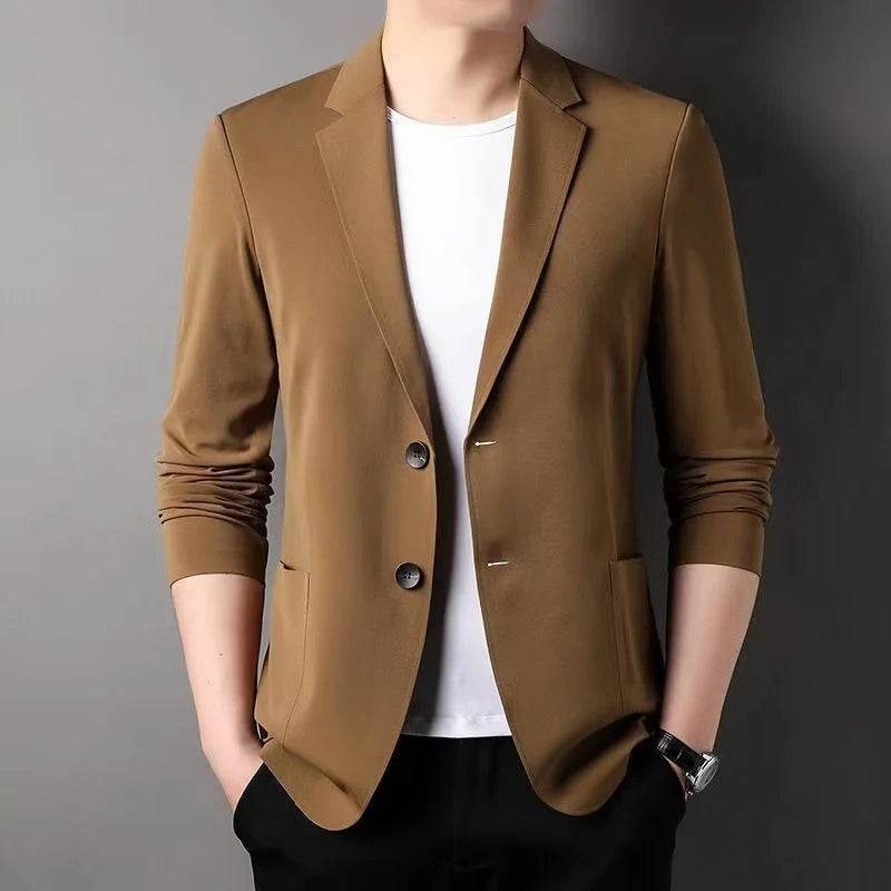 DAFIFY Plus Size Men's Business Blazer - Light Summer Casual Suit - Buy Center US