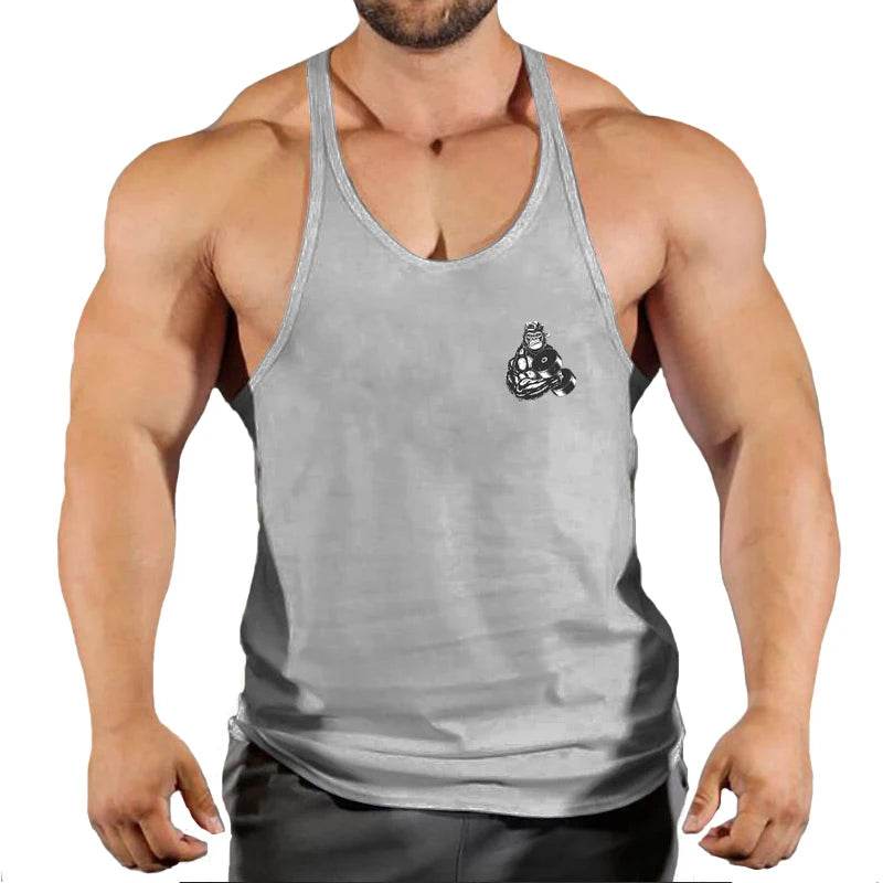 Men's Casual Gym Tank Top - Sleeveless Fitness Vest for All Seasons - Buy Center US