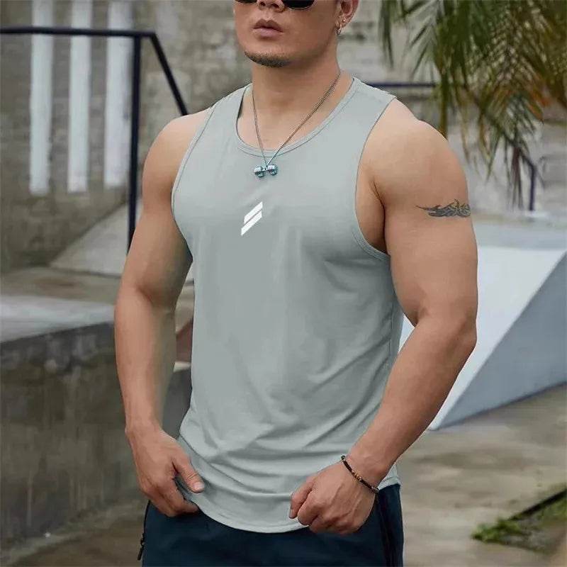 DFKDZG Men's Casual Tank Top - Quick Dry Sleeveless Sports Vest - Buy Center US