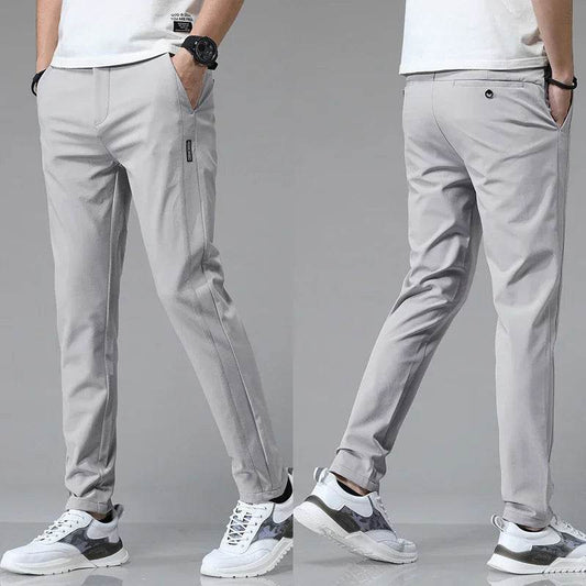 CHOLYL Men's Ultra-Thin Stretch Slim Casual Pants - Breathable Golf Trousers - Buy Center US
