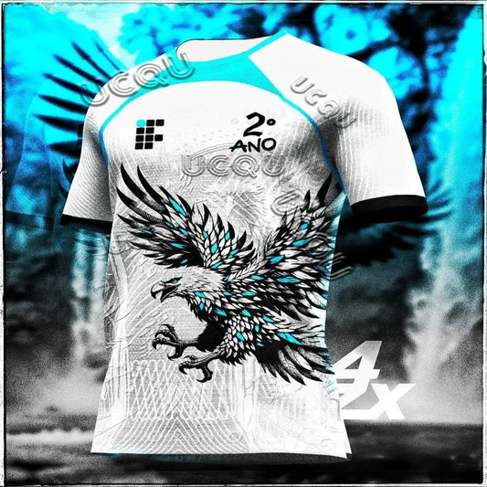Spring & Summer Men's Football Jerseys - Cool Tiger Lion Print Tee - Buy Center US