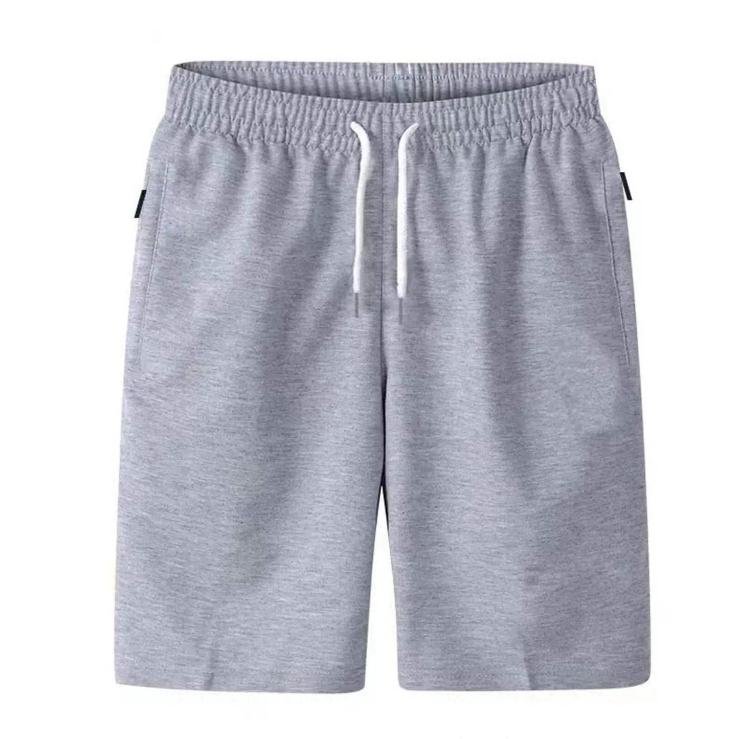 Men's Solid Drawstring Beach Shorts - Casual Lightweight Summer Trousers - Buy Center US