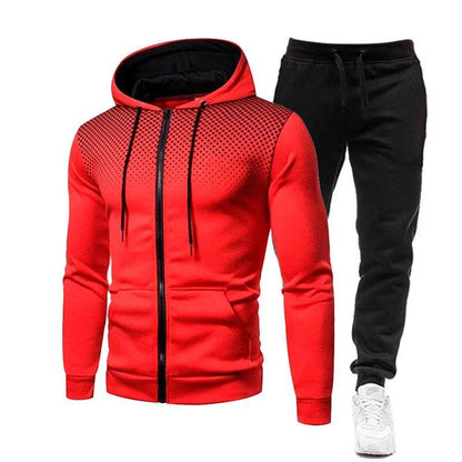 LETSNAGOU Men's Casual Zipper Fleece Sweater & Sports Hat Set - Buy Center US