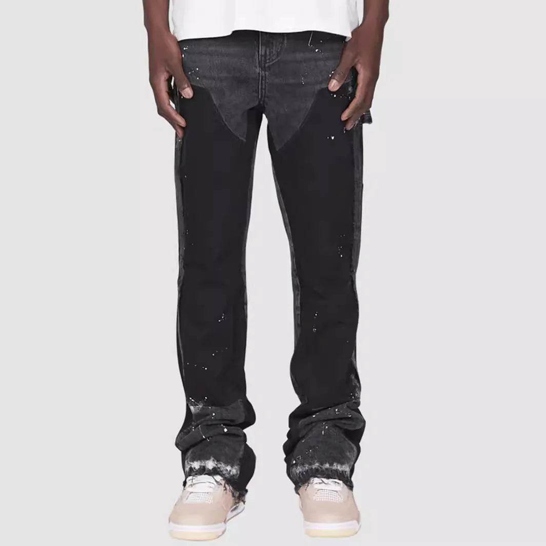 Vintage Ankle Length Washed Jeans for Men - Casual Streetwear Style - Buy Center US