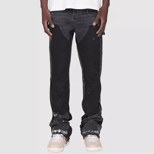 Vintage Ankle Length Washed Jeans for Men - Casual Streetwear Style - Buy Center US
