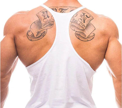 Men's Gym Singlet Tank Top - Stylish Cotton Bodybuilding Shirt - Buy Center US