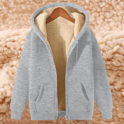 Men's Winter Hooded Jacket - Fleece Lined, Zip Up, Casual Style - Buy Center US