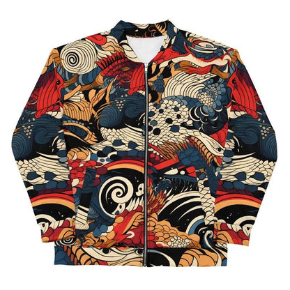 Japanese Style Graphic Bomber Jacket for Men - Casual Streetwear Autumn - Buy Center US