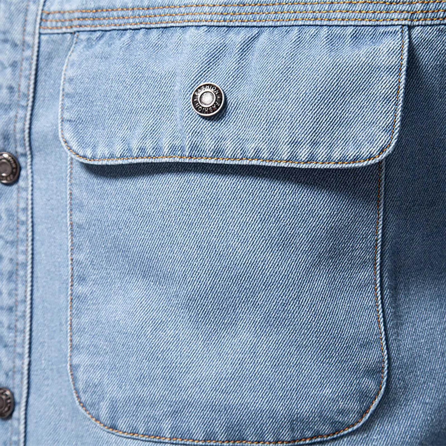 MUQGEW Men's Denim Jacket - Casual Loose Fit Retro Spring Outerwear - Buy Center US