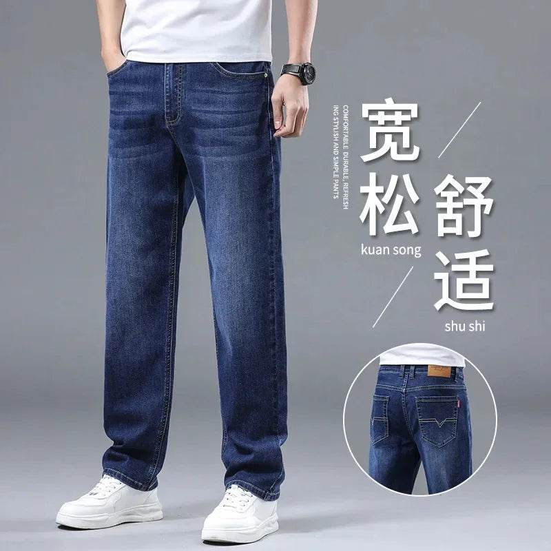 2024 Men's Trendy Vintage Casual Trousers - Loose Fit Straight Leg Jeans - Buy Center US