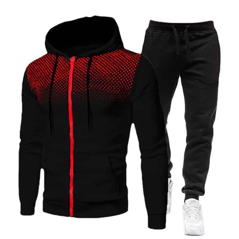 LETSNAGOU Men's Casual Zipper Fleece Sweater & Sports Hat Set - Buy Center US