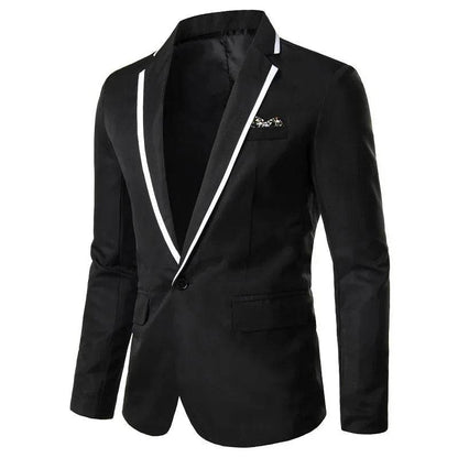 2023 Slims Men's Western Blazer - Stylish Solid Color for Casual Wear - Buy Center US