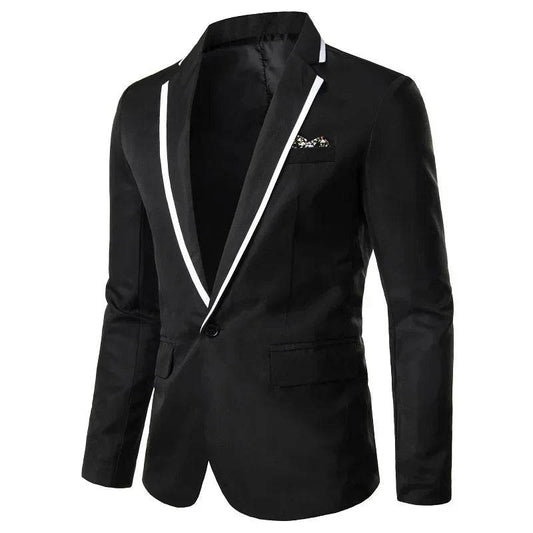 2023 Slims Men's Western Blazer - Stylish Solid Color for Casual Wear - Buy Center US