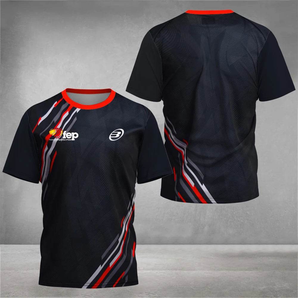 Cool Padel Men's Breathable Quick Dry Summer Tee - Casual & Lightweight - Buy Center US