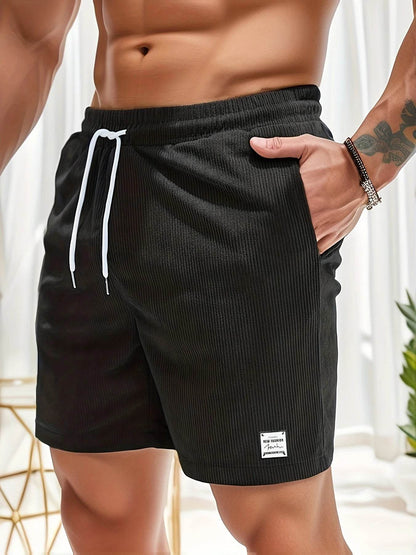 Men's Summer Casual Shorts - Comfortable Elastic Waist, Breathable Design - Buy Center US