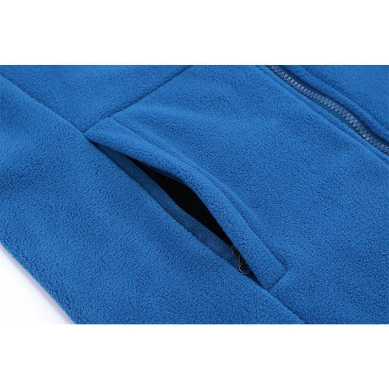 TRVLWEGO Men's Polar Fleece Jacket - Lightweight, Full Zip with Pockets - Buy Center US