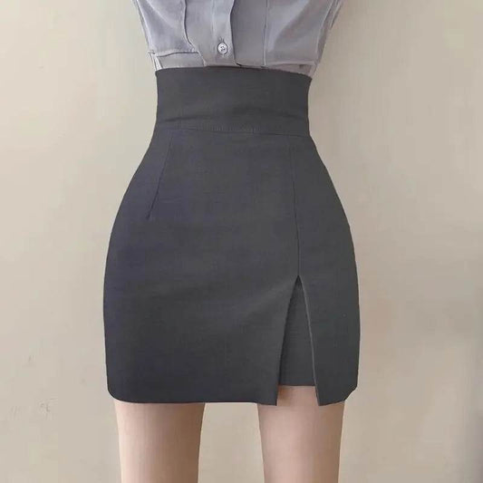 Women's Autumn High-Waisted Bodycon Mini Dress - Professional Style - Buy Center US