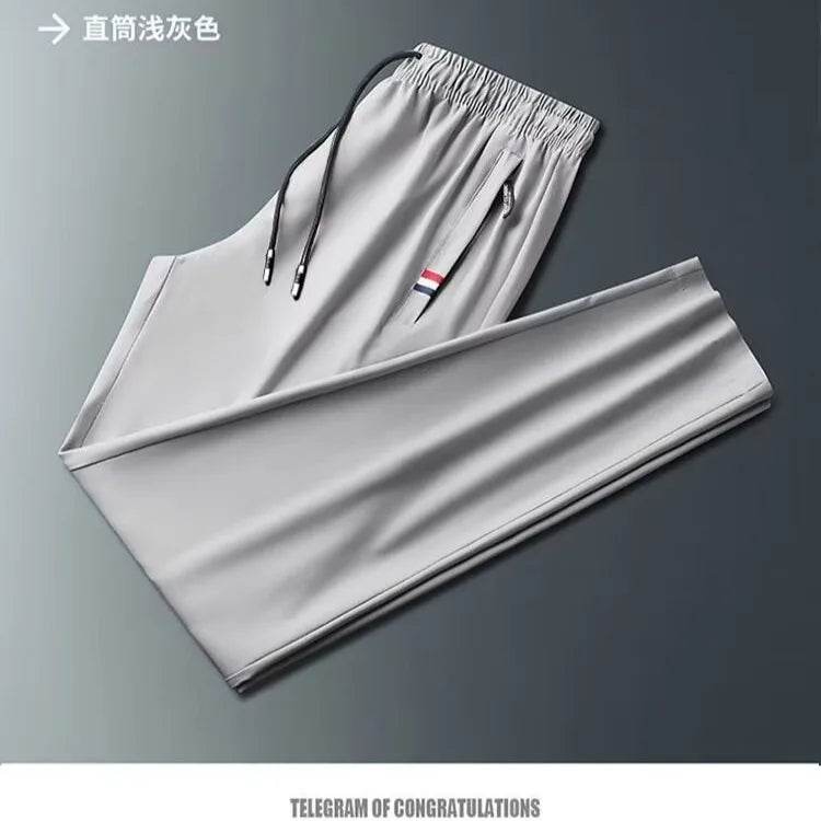 Men's Quick Dry Summer Pants - Loose Fit Breathable Korean Style - Buy Center US