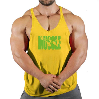 Muscle Guys Cotton Gym Tank Tops - Men's Sleeveless Bodybuilding Undershirt - Buy Center US