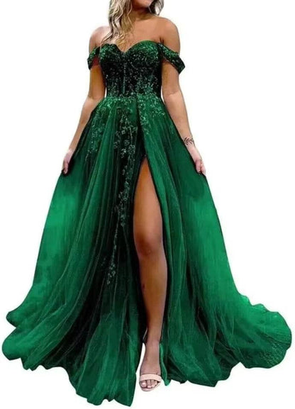 NIXUANYUAN Women's Evening Gala Dress - Sweetheart Lace A-Line Gown - Buy Center US