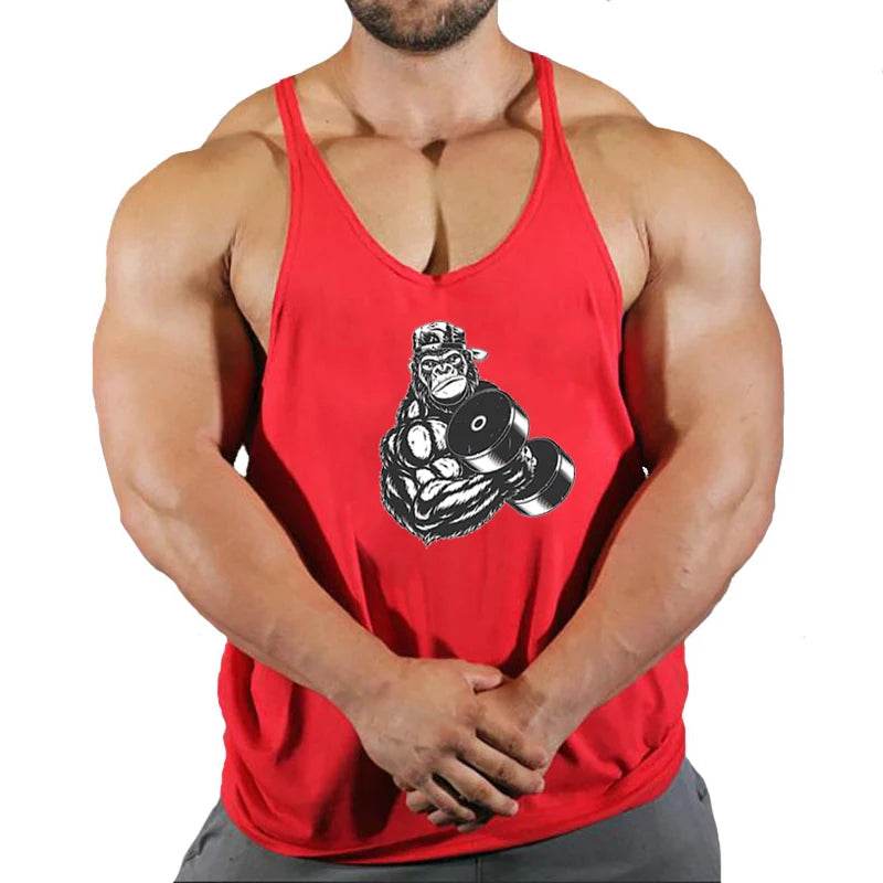 Men's Casual Gym Tank Top - Sleeveless Fitness Vest for All Seasons - Buy Center US