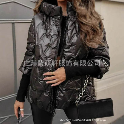 Women's 2024 Autumn Winter Hoodie - Loose Long Sleeve Cotton Coat - Buy Center US
