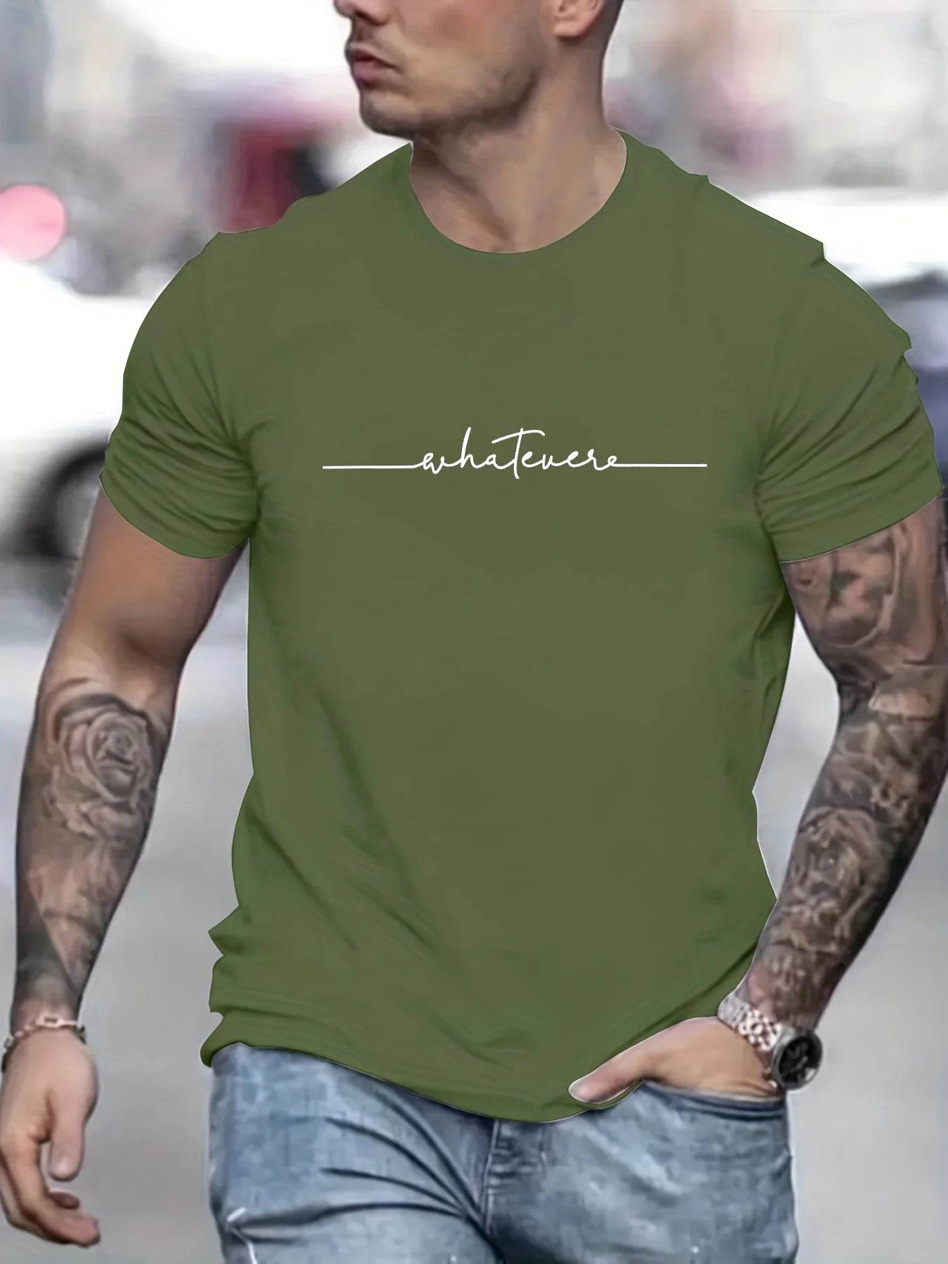 GUILAN Men's Casual Polyester T-Shirt - Lightweight Summer Round Neck - Buy Center US