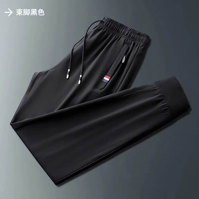 Men's Quick Dry Summer Pants - Loose Fit Breathable Korean Style - Buy Center US