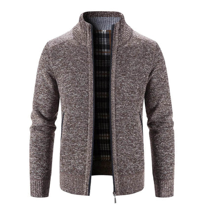 2024 Men’s Faux Fur Wool Jacket - Thick Long-Sleeved Casual Coat - Buy Center US