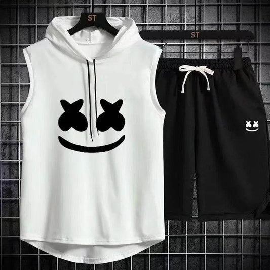 Summer Men's Two Piece Set - Casual T-Shirt & Shorts Tracksuit - Buy Center US