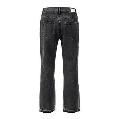 MLSJSHIQI High Street Loose Micro Flared Jeans for Men - Casual Spring Style - Buy Center US