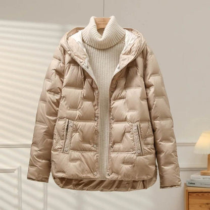 2024 Women’s Casual Hooded White Duck Down Coat - Autumn Winter Fashion - Buy Center US