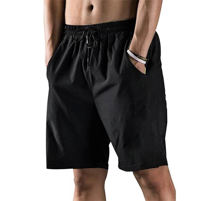 2024 Men's Casual Elastic Drawstring Shorts - Loose & Breathable Fitness - Buy Center US