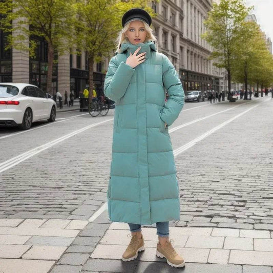 2024 Winter Women’s Hooded Parka Coat - Thick Slim-Fit Style - Buy Center US