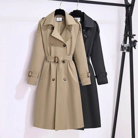 YIHERMIC Women’s Double Breasted Trench Coat - Stylish Autumn Jacket - Buy Center US