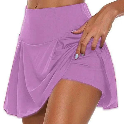 Zik Hekiy Women's Tennis Skirt with Shorts - Stretchy Summer Sporty Mini - Buy Center US