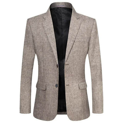Spring Summer Men's Slim Fit Blazer - Smart Casual Business Jacket - Buy Center US