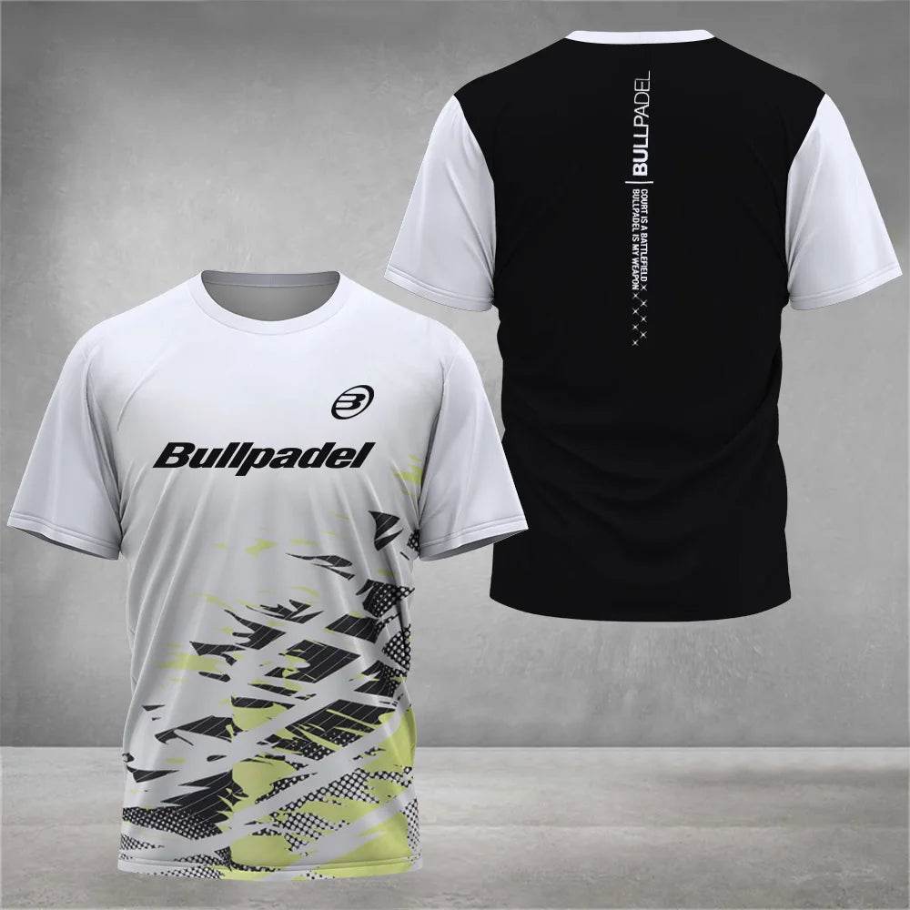 Cool Padel Men's Breathable Quick Dry Summer Tee - Casual & Lightweight - Buy Center US