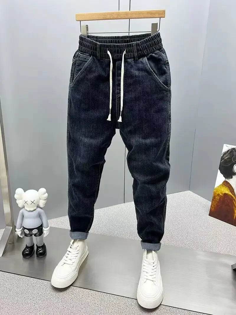 Luxury Harem Casual Jeans for Men - Spring Autumn Streetwear - Buy Center US